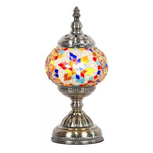 Rainbow Star Turkish Mosaic Lamp