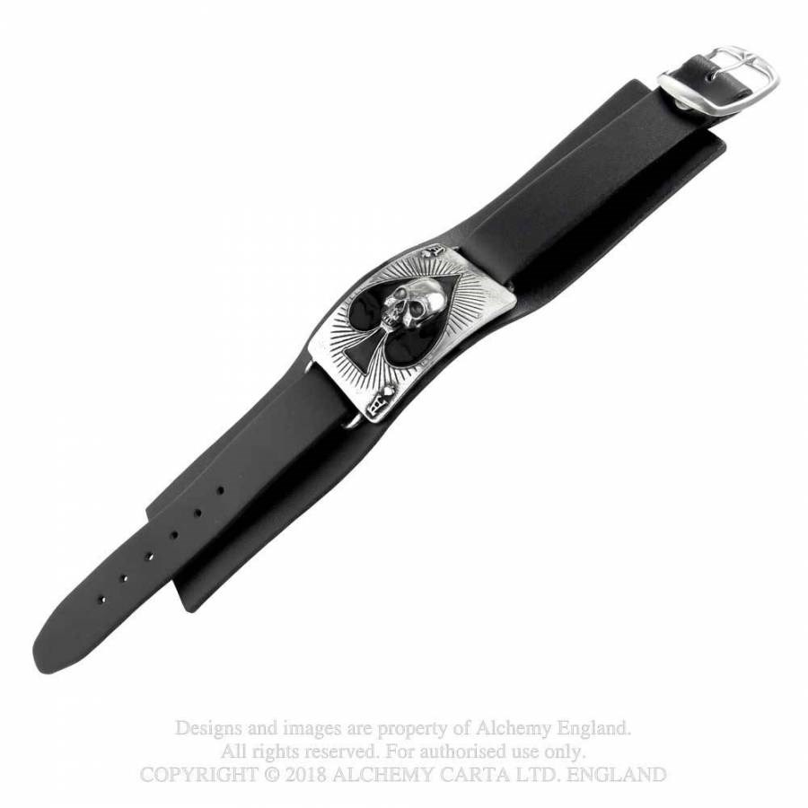 Alchemy Pewter Bracelet: Ace of Dead Spades - Image 3