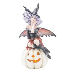Pumpkin Witch LED Lamp Battery