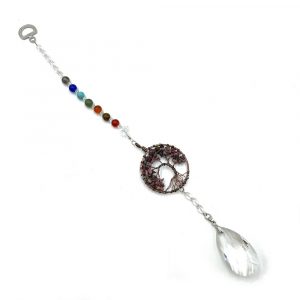 Tree of Life Suncatcher Rhodochrosite