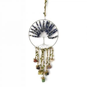 Crystal Tree Of Life Dreamcatcher - Lapis Lazuli