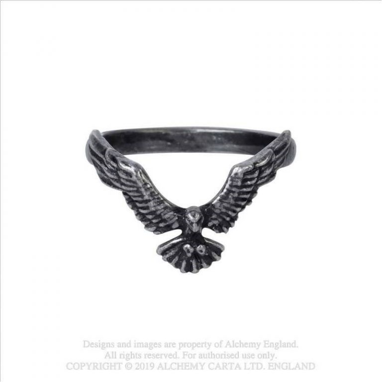 Alchemy Pewter Ring: Ravenette