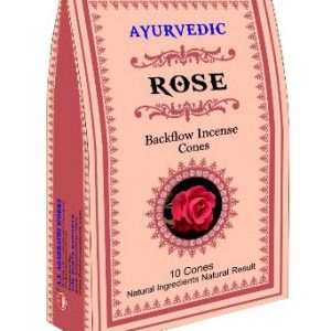Ayurvedic Backflow Cones- Rose