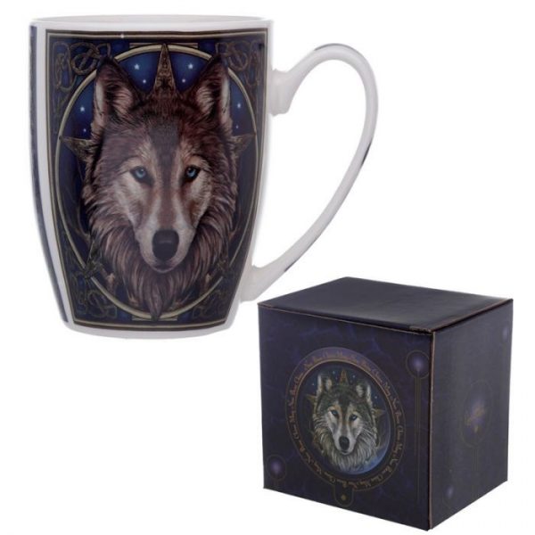 Wolf Head Porcelain Mug