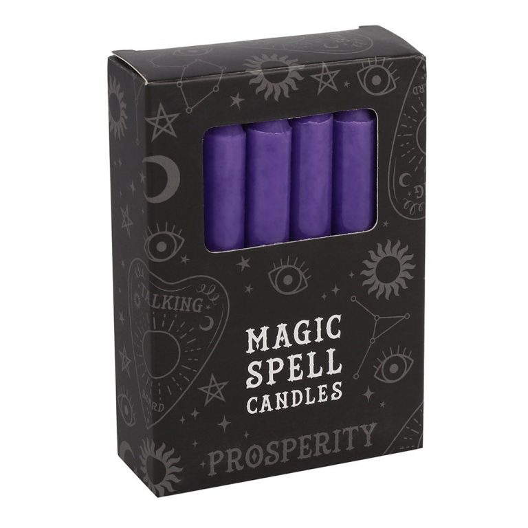 purple magic spell candles