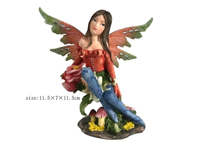 Fairy Sitting Red