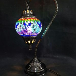 Mosaic Swan Lamp