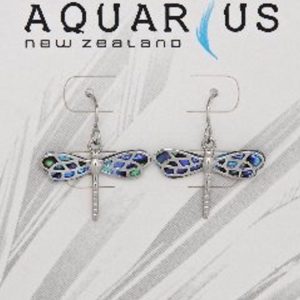 Paua Dragonfly Earring