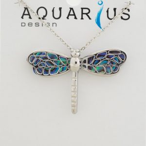 Paua Dragonfly Pendant