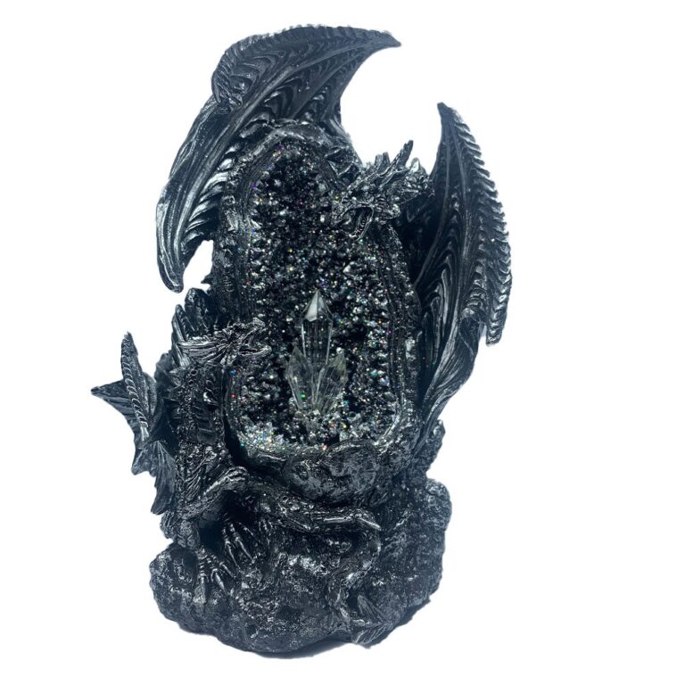 Dragon With Baby on LED Crystal Cave