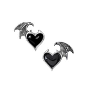 Alchemy Black Soul Studs Pewter Earring