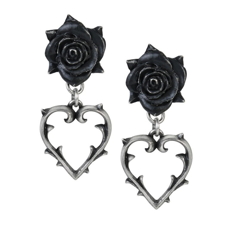 Alchemy Wounded Love Pewter Earrings