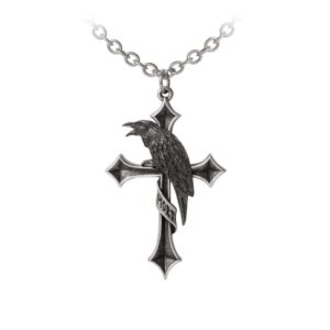 Alchemy Crux Corvis Pewter Pendant