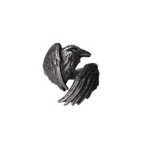 Alchemy Made of the Night Raven Pewter Ring