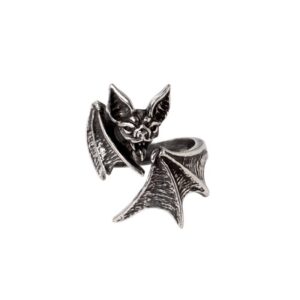 Alchemy Night Hawk Bat Pewter Ring