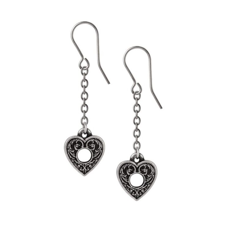 Alchemy Planchette Droppers Pewter Earrings