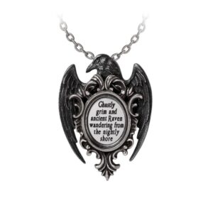 Alchemy Quoth The Raven Pewter Pendant