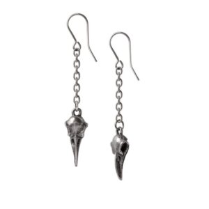 Alchemy Rabenschadel Pewter Earring Droppers