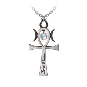 Alchemy Witch Ankh Of Menouithis Pewter Pendant