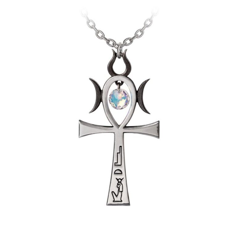 Alchemy Witch Ankh Of Menouithis Pewter Pendant