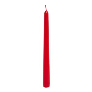 TAPERS CANDLE - 25.5CM RED