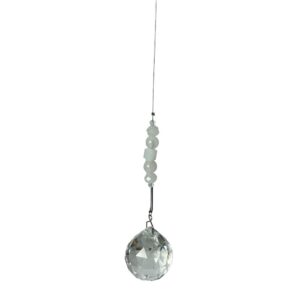 Aurora Crystal Suncatcher with Clear Quartz Master Healer