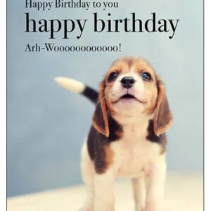 Happy Birthday- Dog Greeting card