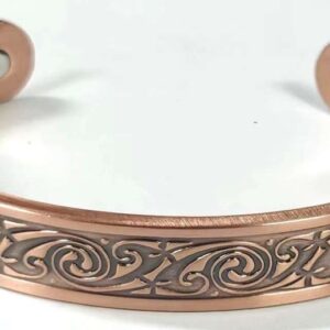 Magnetic Copper Bangle Koru