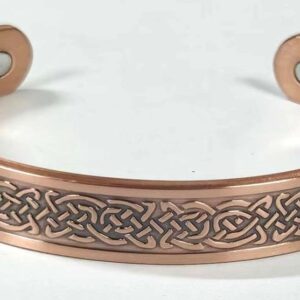 Magnetic Copper Bangle Triquetra