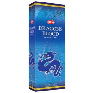 HEM Dragons Blood Blue Hexa Incense