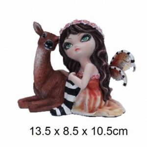 Cute Fairy With Deer