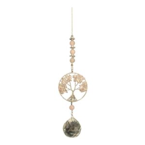 Tree Of Life Crystal Rose Quartz Love