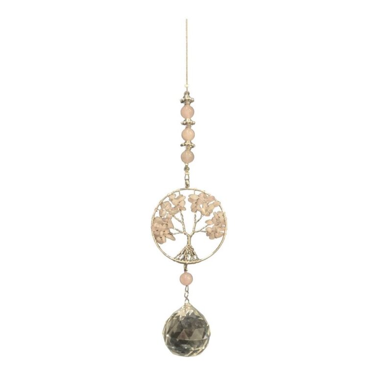 Tree Of Life Crystal Rose Quartz Love