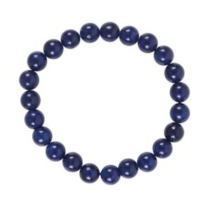 Crystal Bead Bracelet Lapis Lazuli 8mm