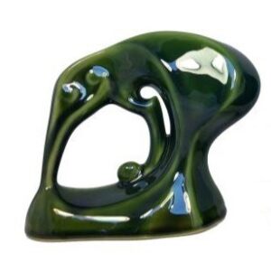 Green Ceramic Kiwi