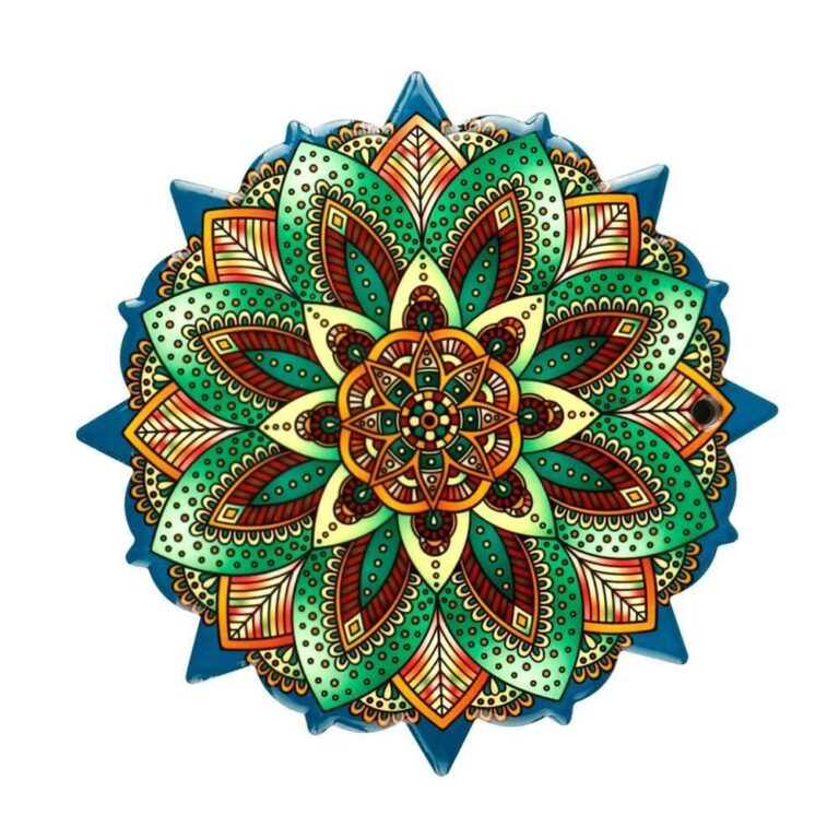 Large Ceramic Sacred Mandala