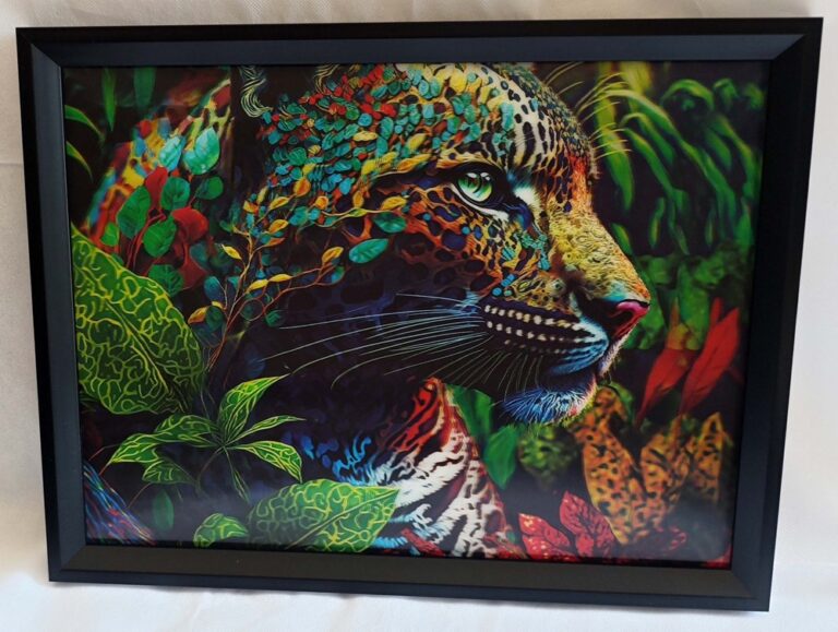 3D Art Polka Dotted Panther