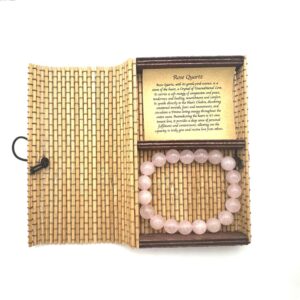 Crystal Bracelet Rose Quartz 10mm