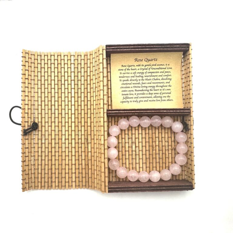 Crystal Bracelet Rose Quartz 10mm
