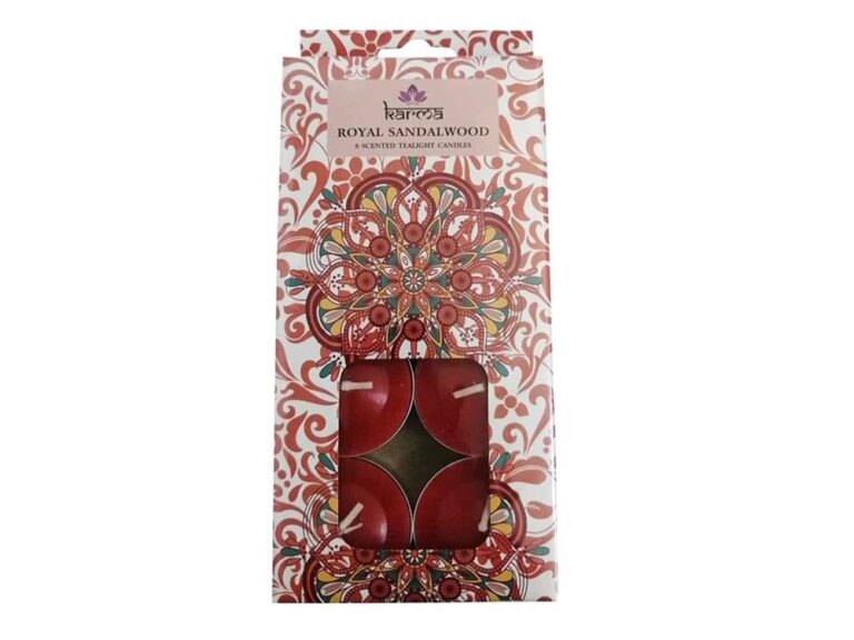 Karma Scented Tealight Candles Royal Sandalwood