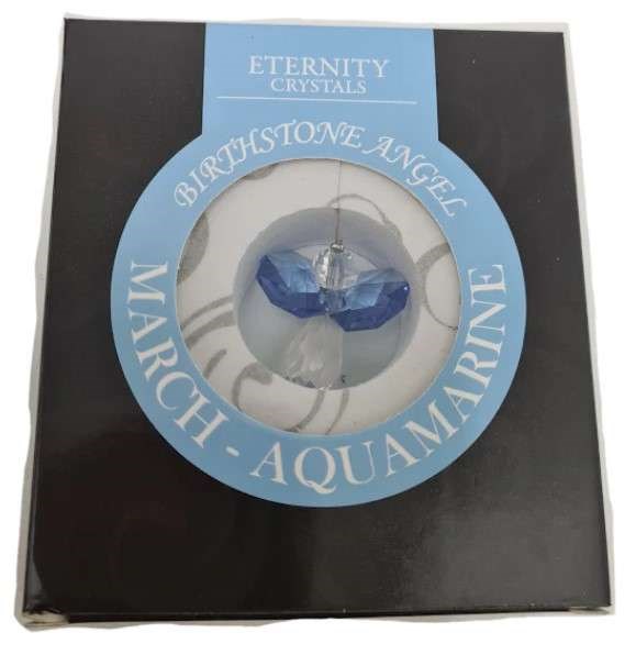 Eternity Crystals Birthstone Suncatcher March- Aquamarine