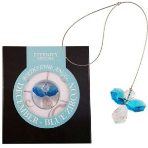 Eternity Crystals Birthstone Suncatcher December -Blue Zircon