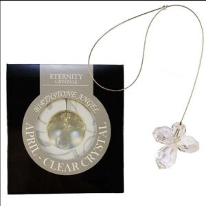Eternity Crystals Birthstone Suncatcher April-Clear Crystal
