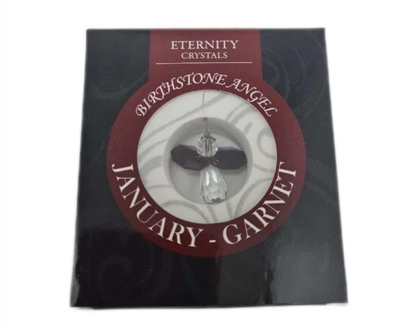 Eternity Crystals Birthstone Suncatcher January Garnet