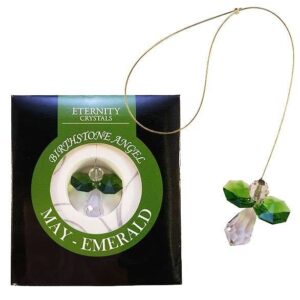 Eternity Crystals Birthstone Suncatcher May-Emerald