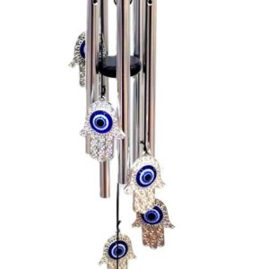 Windchime Hamsa Evil Eye