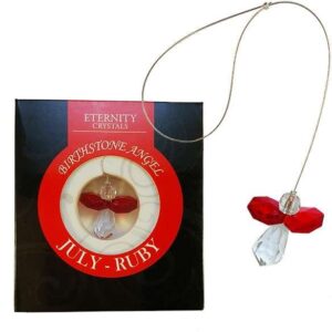 Eternity Crystals Birthstone Suncatcher July-Ruby