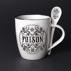 Alchemy Fine Bone China Mug & Spoon Set Poison
