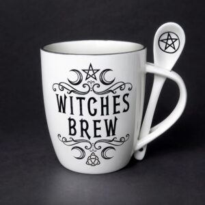 Alchemy Fine Bone China Mug and Spoon Set Witches Brew