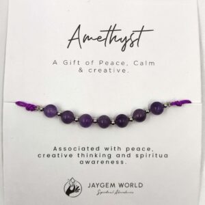 Gemstone Bead Bracelets Amethyst